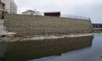 Производство работ по берегоукреплению рек и водоёмов